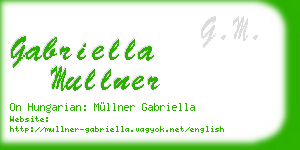 gabriella mullner business card